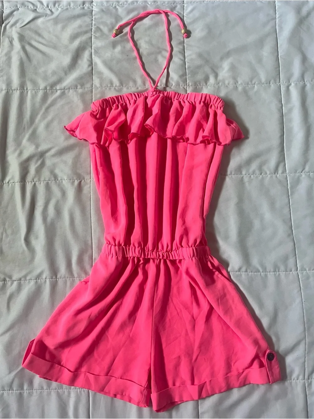Barbie Pink Strapless Romper